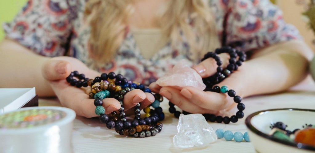 Grounding & Anxiety Bracelet Set 4mm bead- Find Calm & Balance