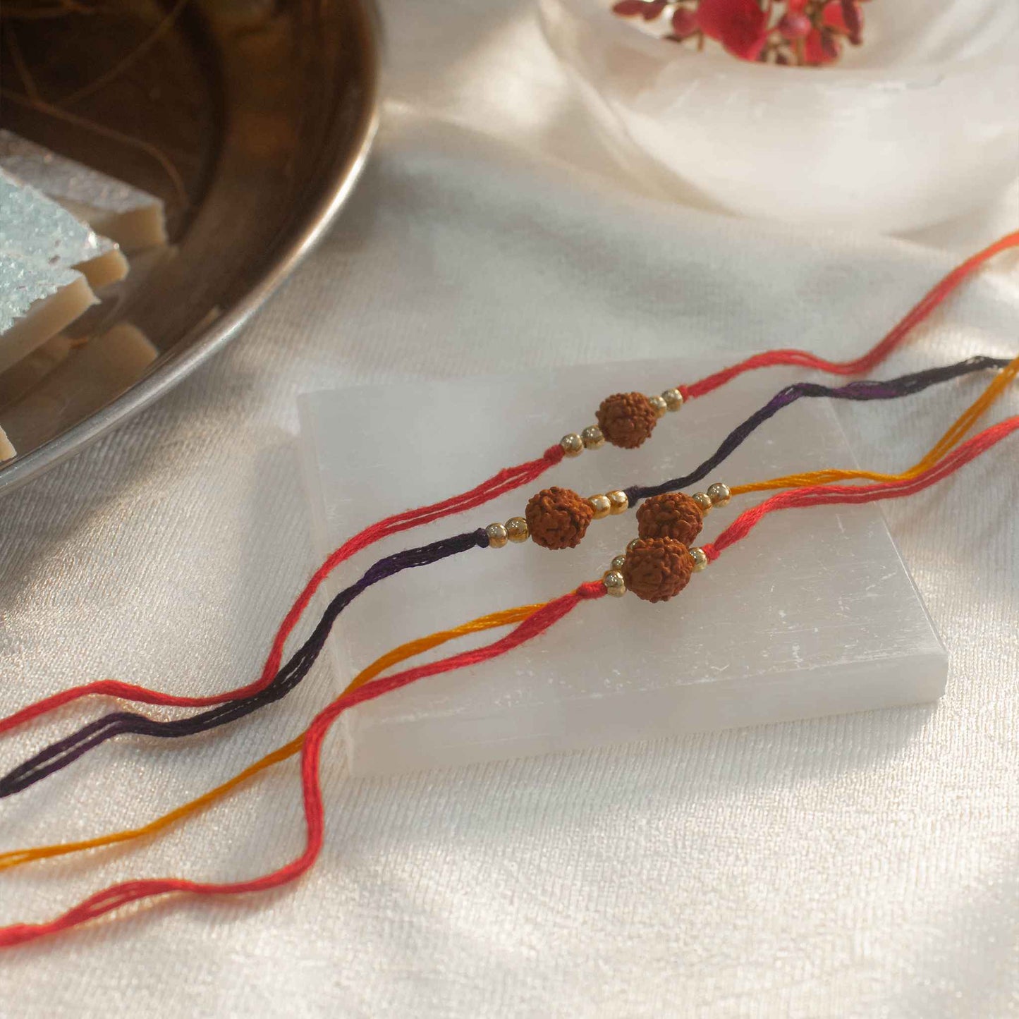 Rakshabandhan Rakhi with Rudraksh
