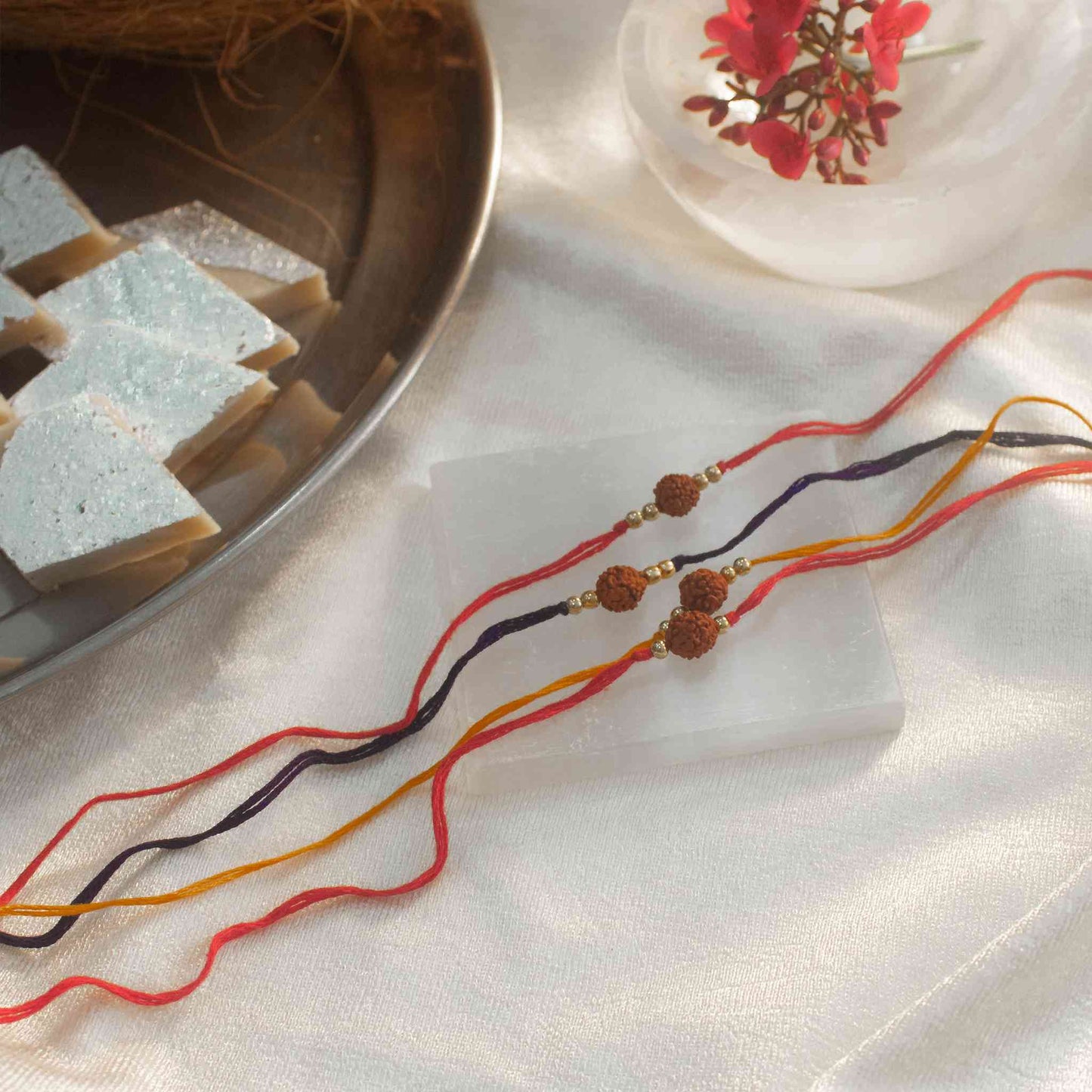 Rakhi with Rudraksh
