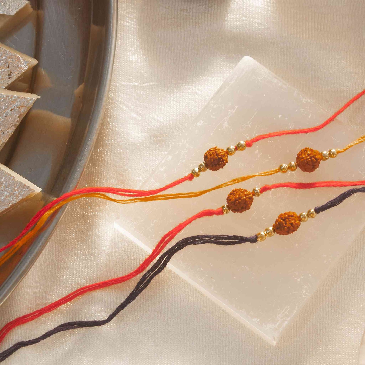 Rudraksha Rakhi for a love bond