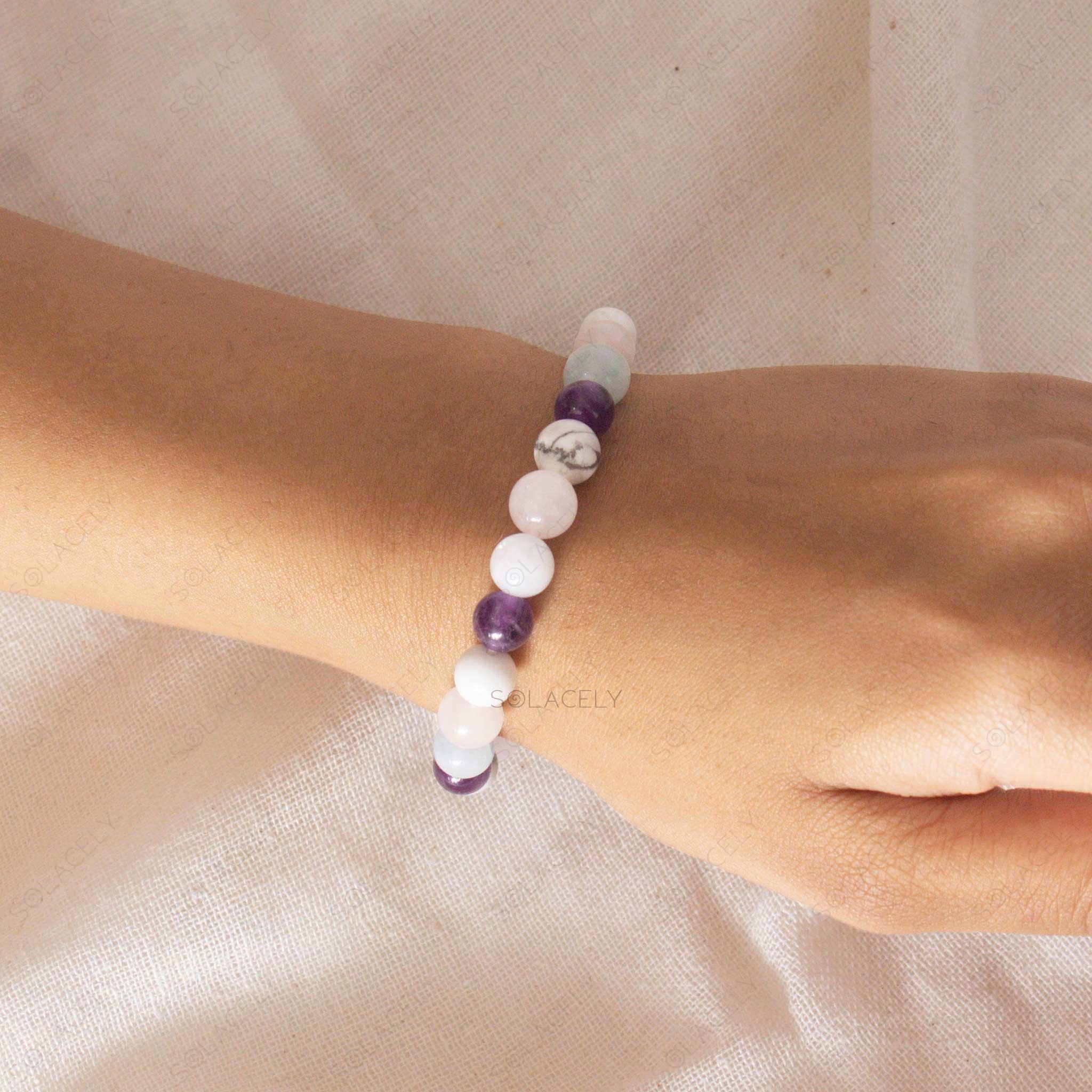 Good Vibes Only Bracelet in Red main image 0