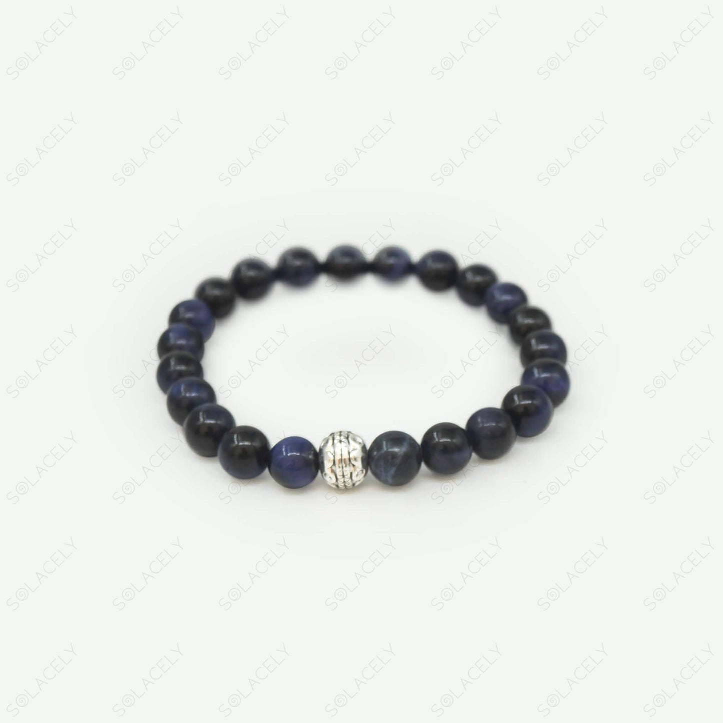 mens blue tiger eye bracelet