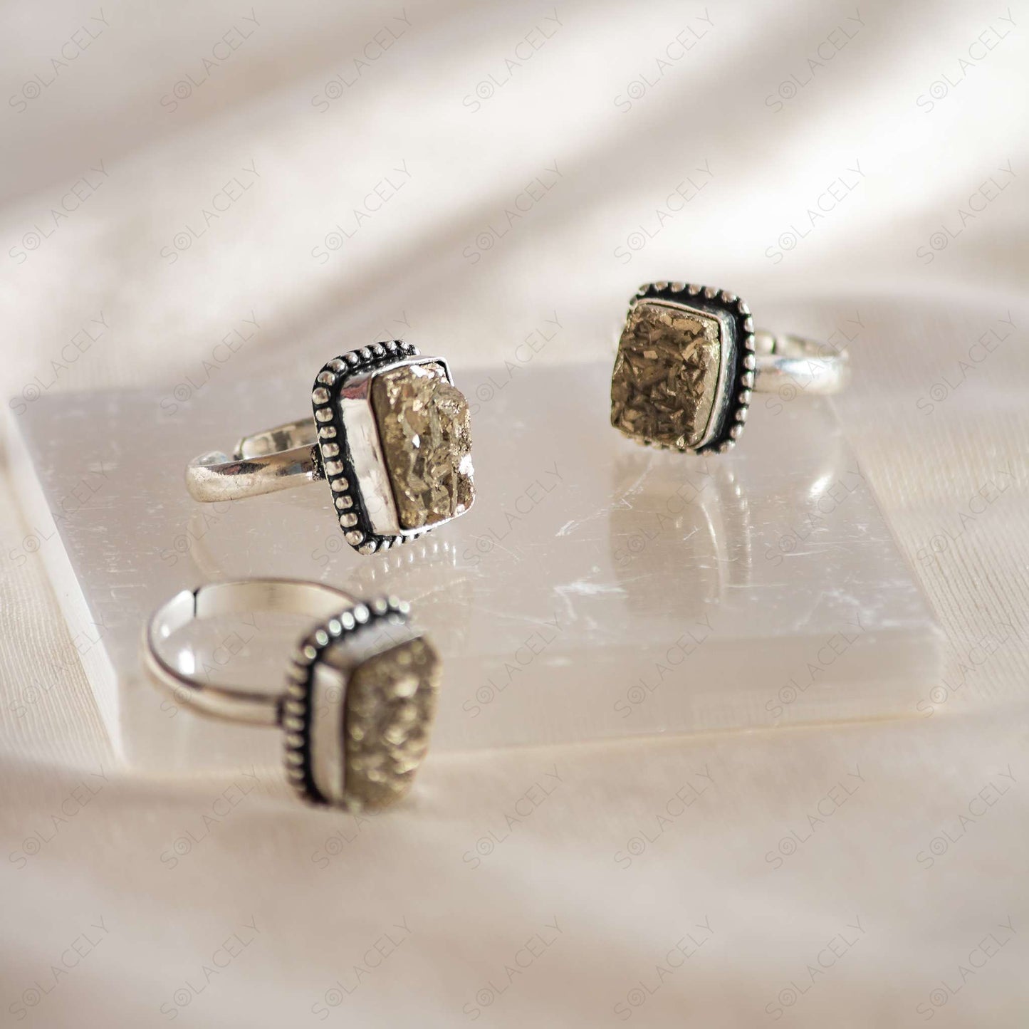 original pyrite ring