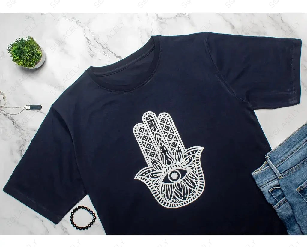 Hamsa Round Neck T-shirt