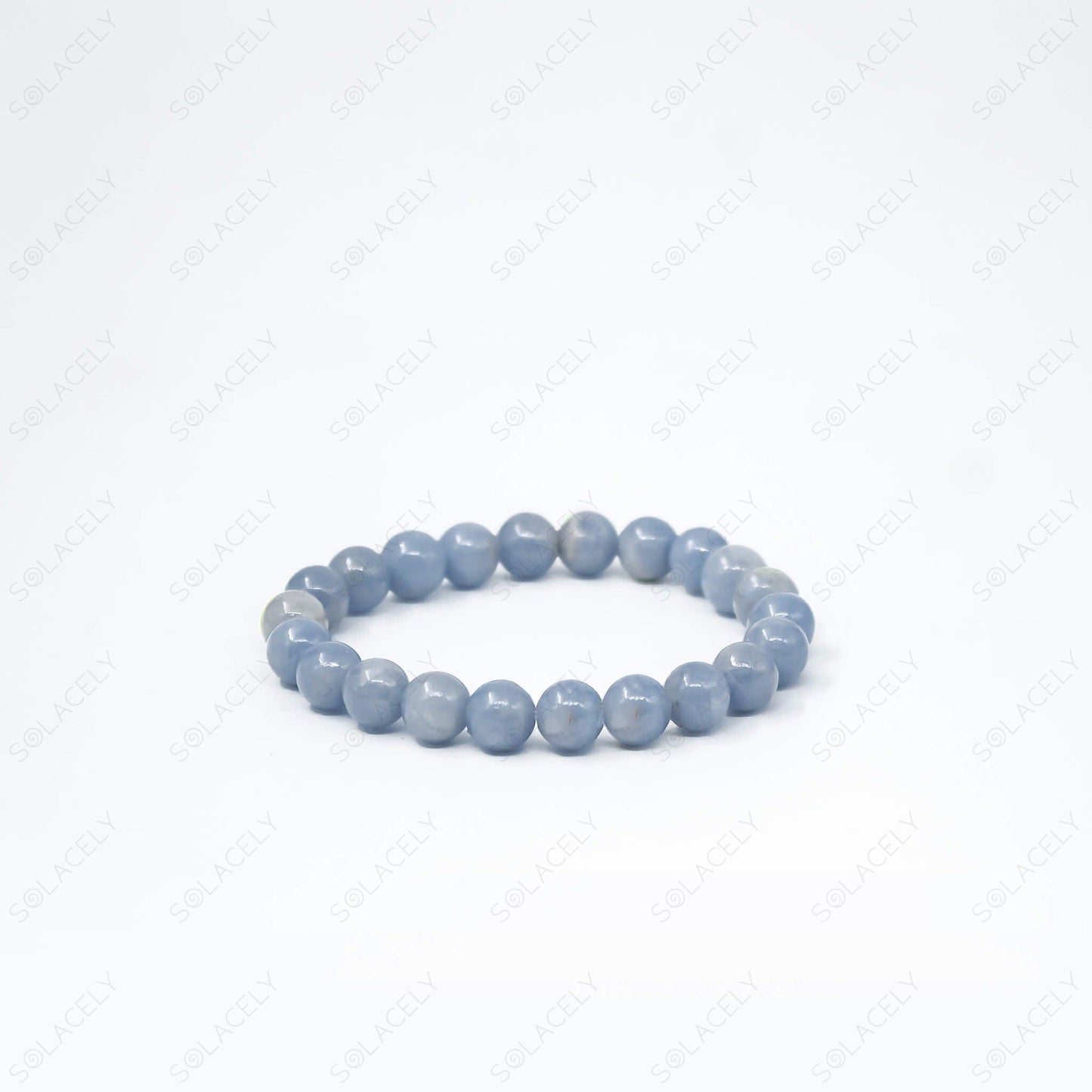 angelite crystal bracelet 8mm