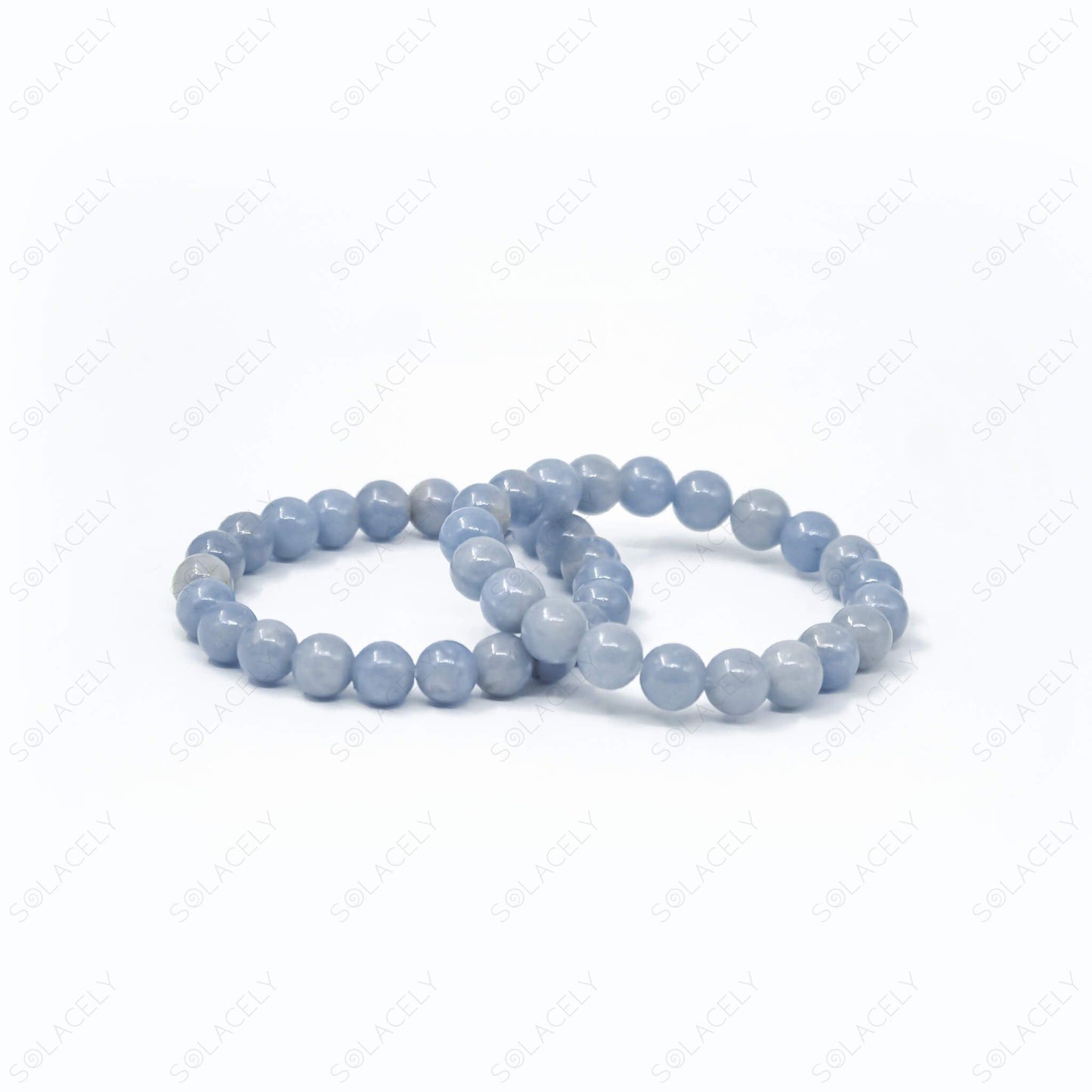 blue angelite crystal bracelet