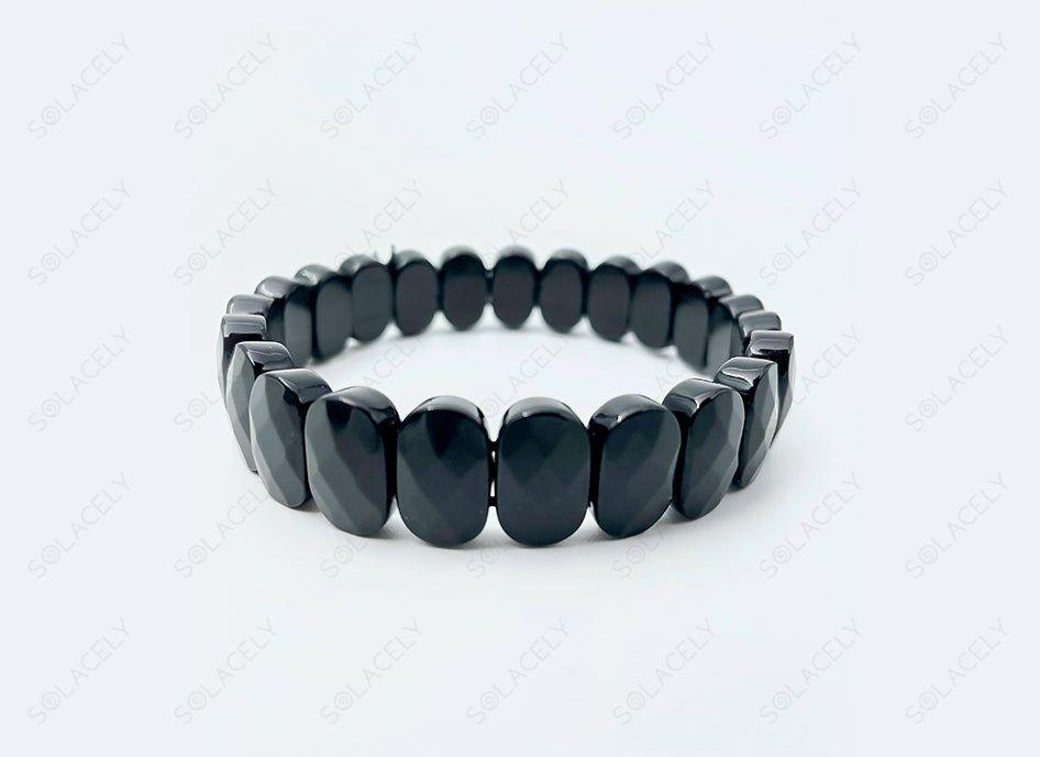 Black Obsidian Diamond Cut