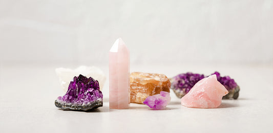 Crystal pairing with amethyst