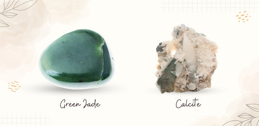 Green Jade And Calcite