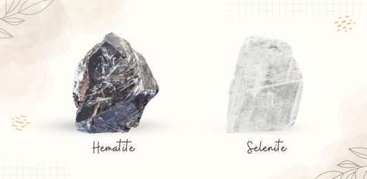 Hematite And Selenite
