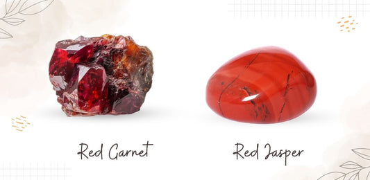 Red Garnet and Red Jasper
