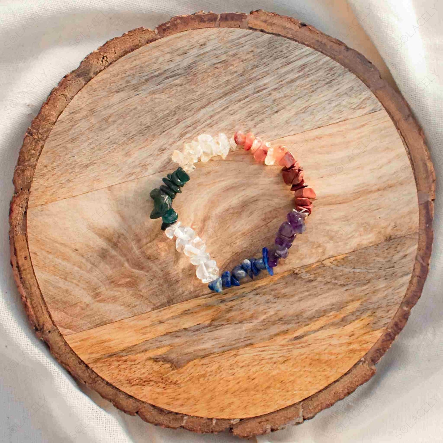 chip bracelet for seven chakra