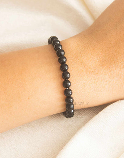 Black Tourmaline Bracelet (6mm Beads)