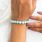 Blue Amazonite Bracelet - 8mm Beads