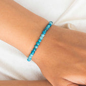 Blue Apatite Bracelet - 4mm