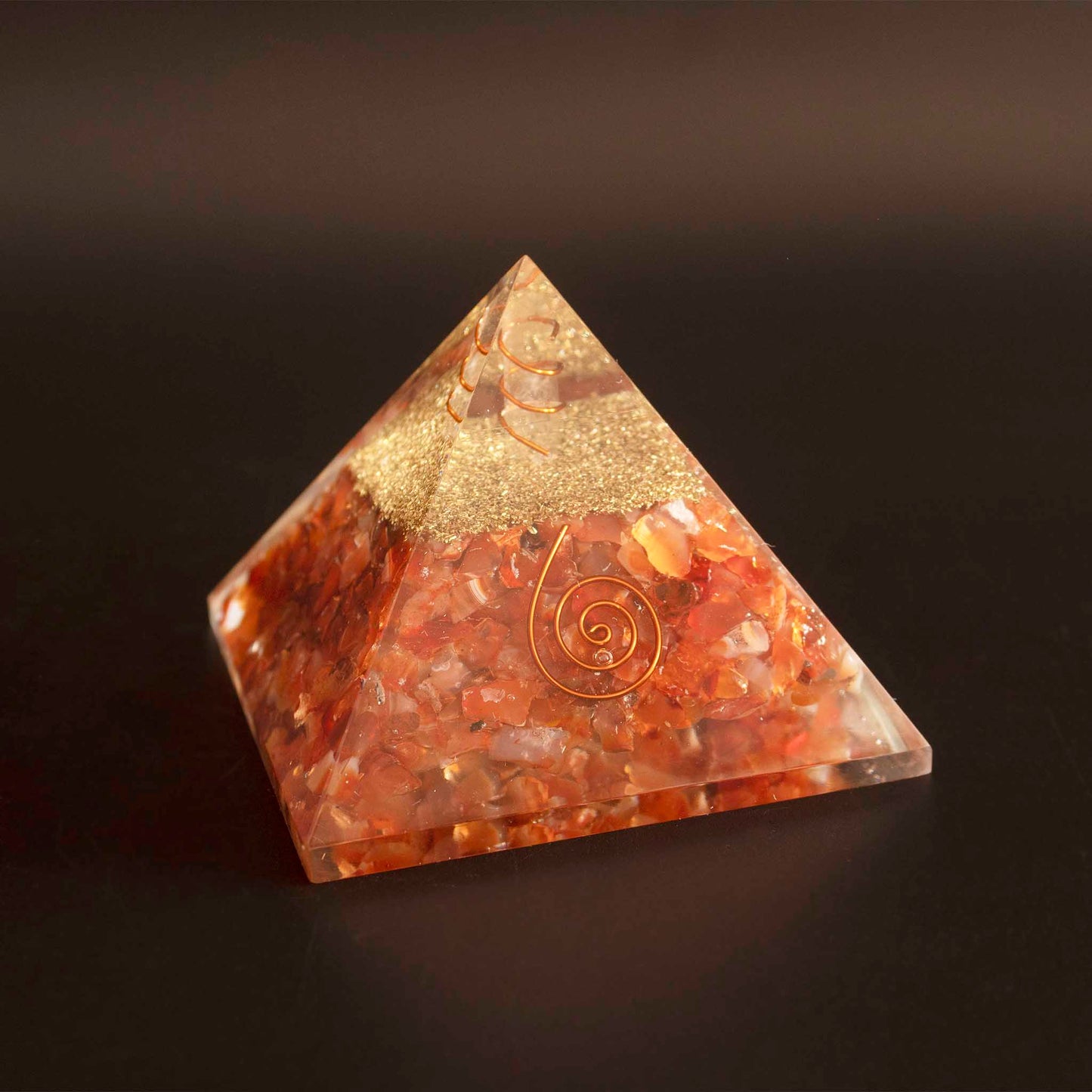 Red Carnelian Pyramid