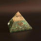 green aventurine pyramid