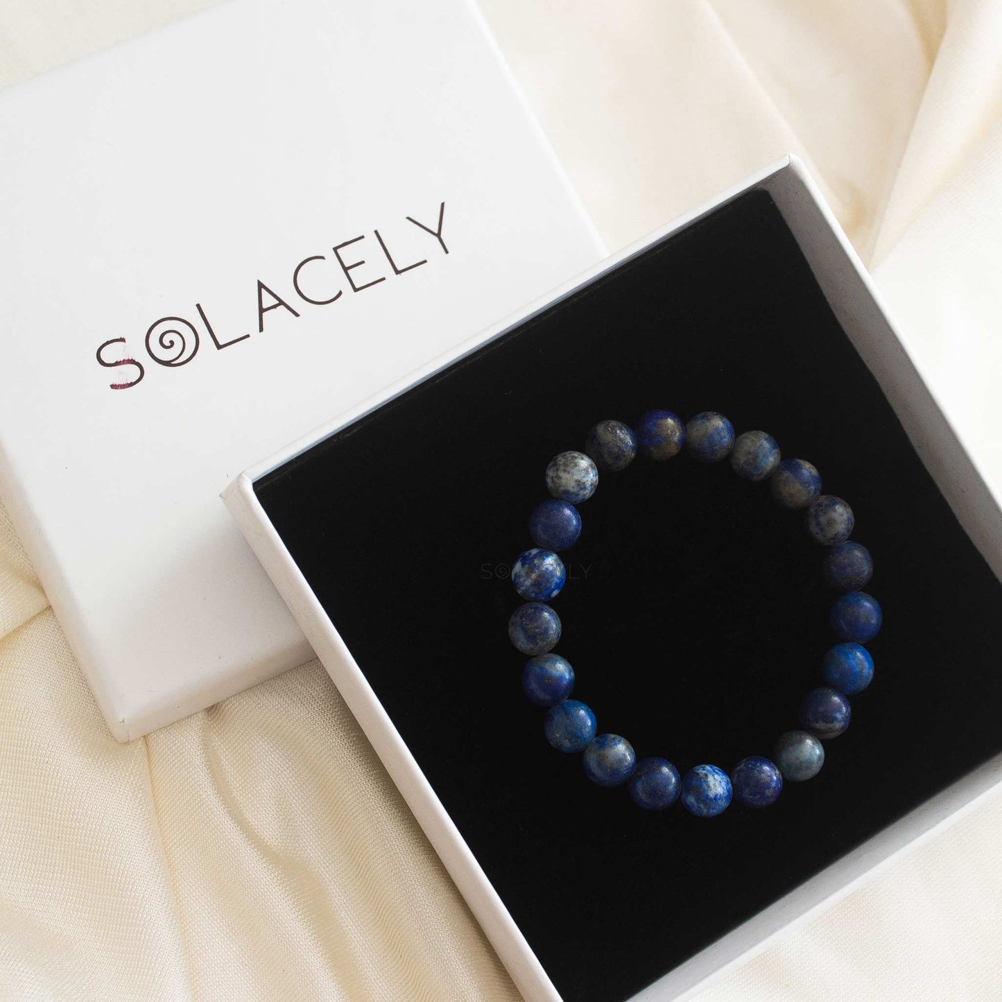 Lapis lazuli Bracelet 8mm Beads - For Communication