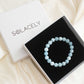 Aquamarine Bracelet 8mm Beads