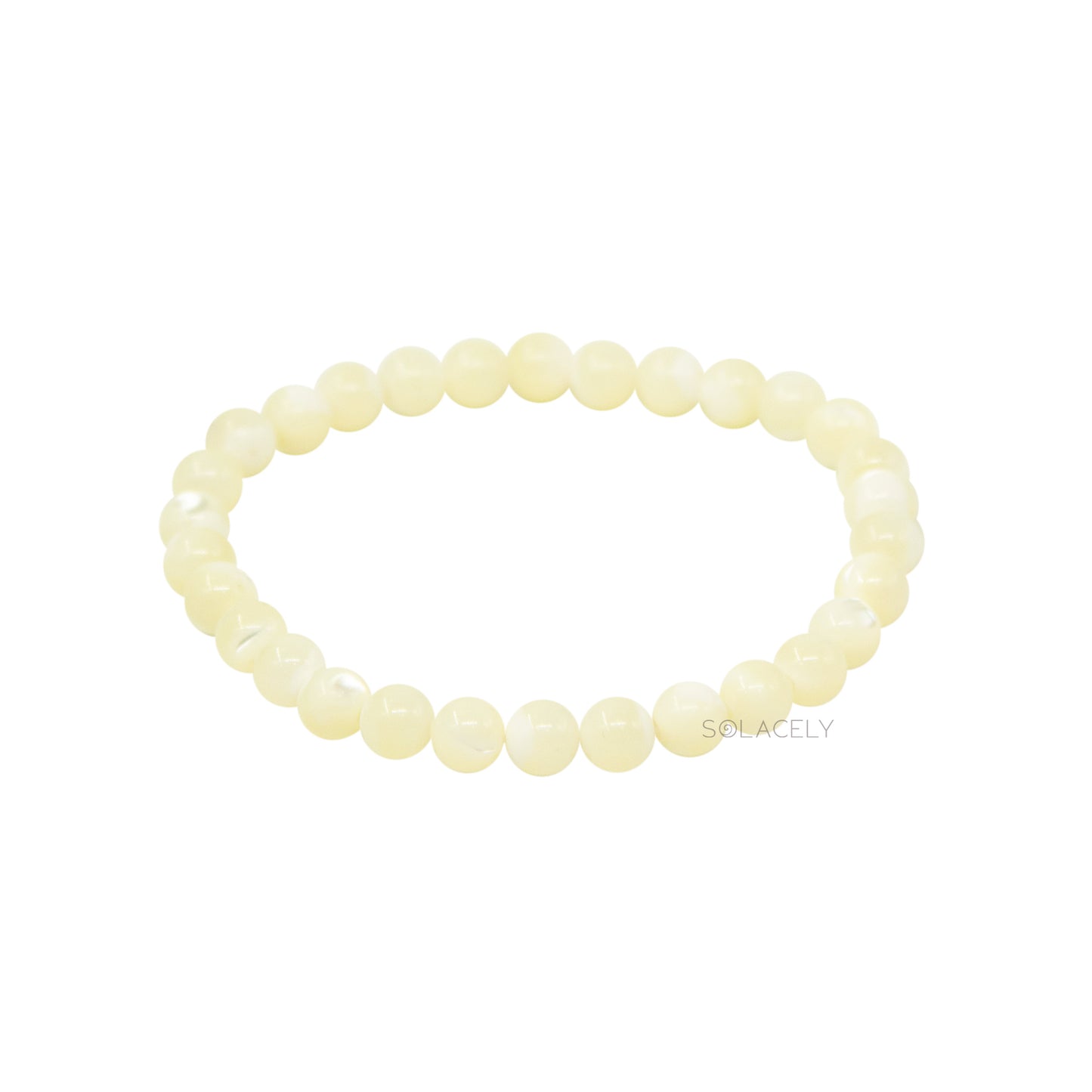 Mother of Pearl Bracelet (6mm Beads)