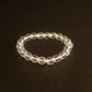 Clear Quartz Faceted Bracelet-8mm Beads