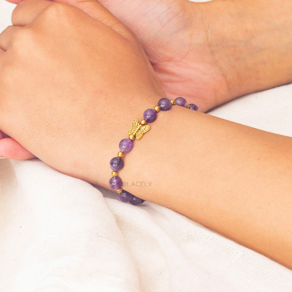 Amethyst Crystal Bracelet