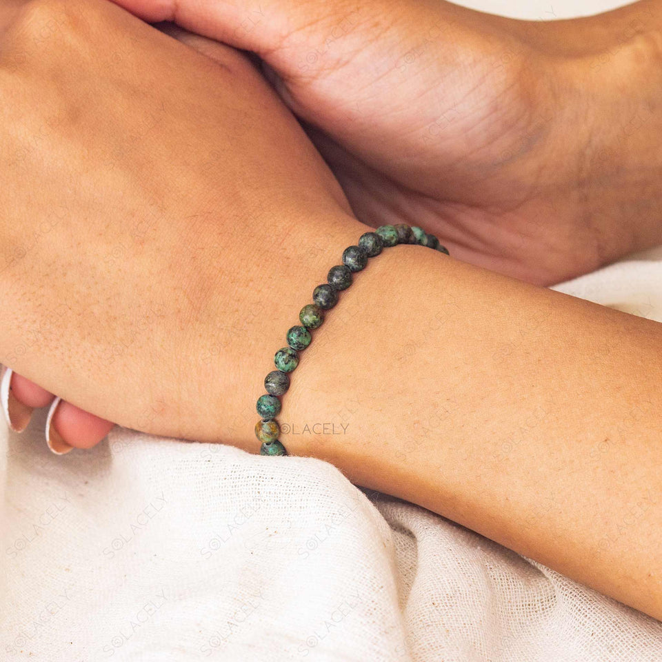 african turquoise bracelet