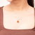 Raw Carnelian Sterling Silver Necklace