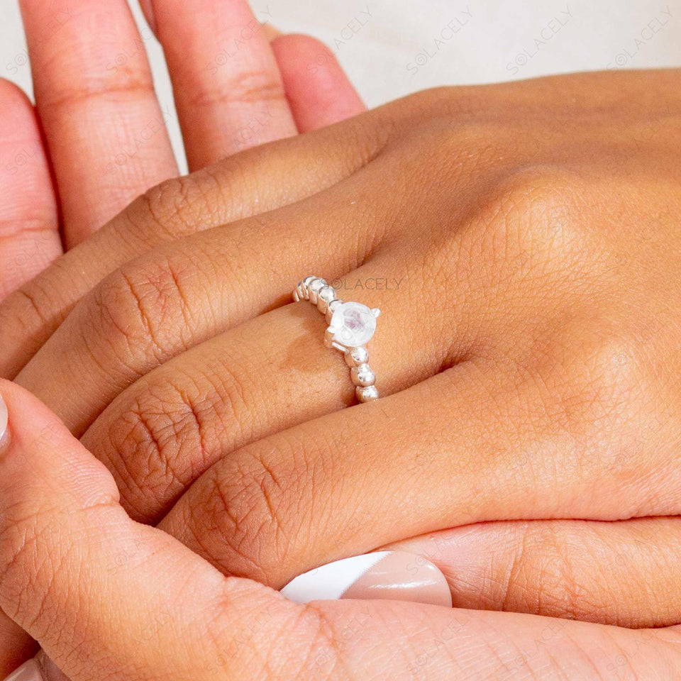 Moonstone Sterling Silver Ring