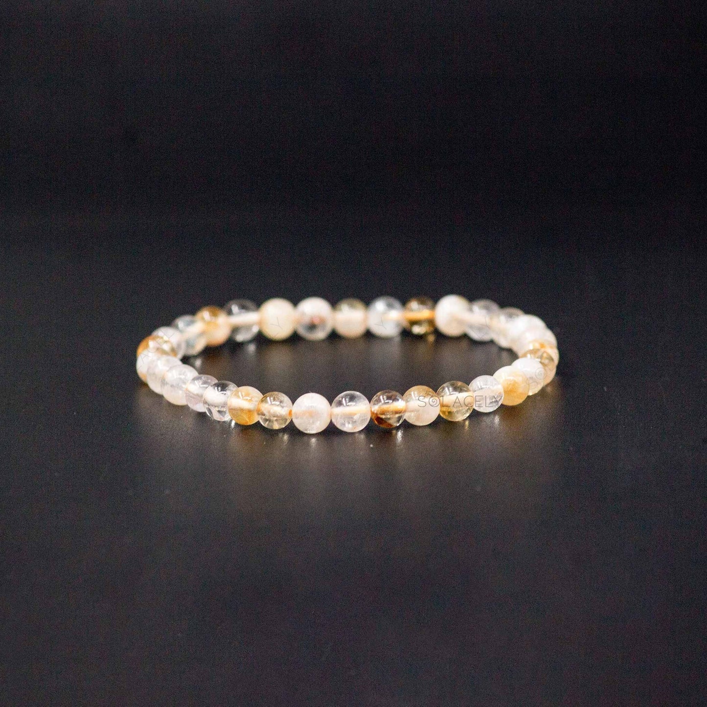 Citrine Bracelet - 4mm Beads