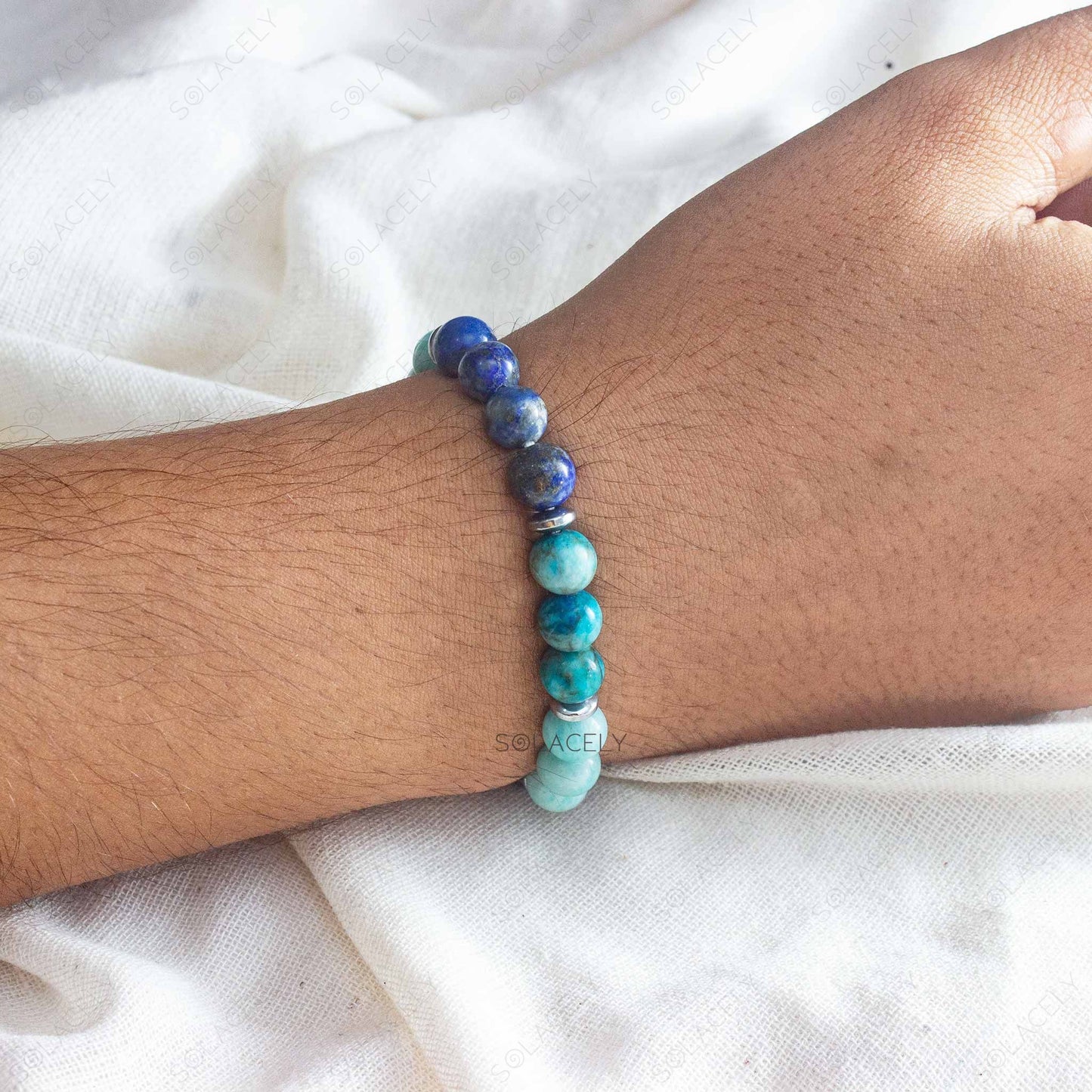 Throat Chakra Crystal Bracelet