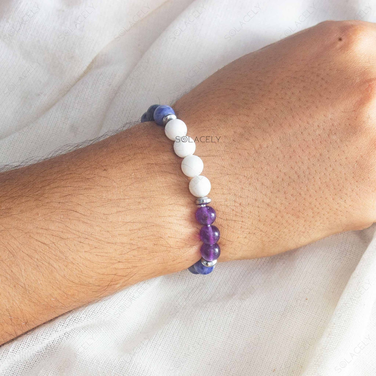 Third Eye Chakra Crystal Bracelet