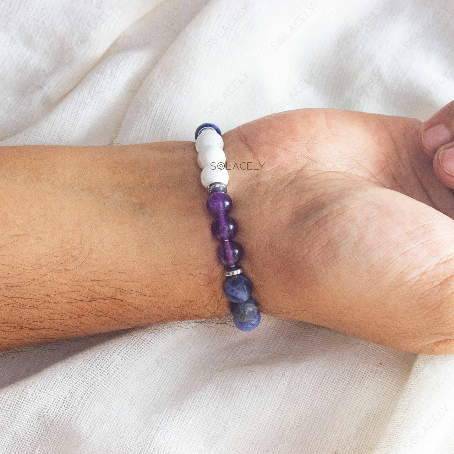 Third Eye Chakra Crystal Bracelet