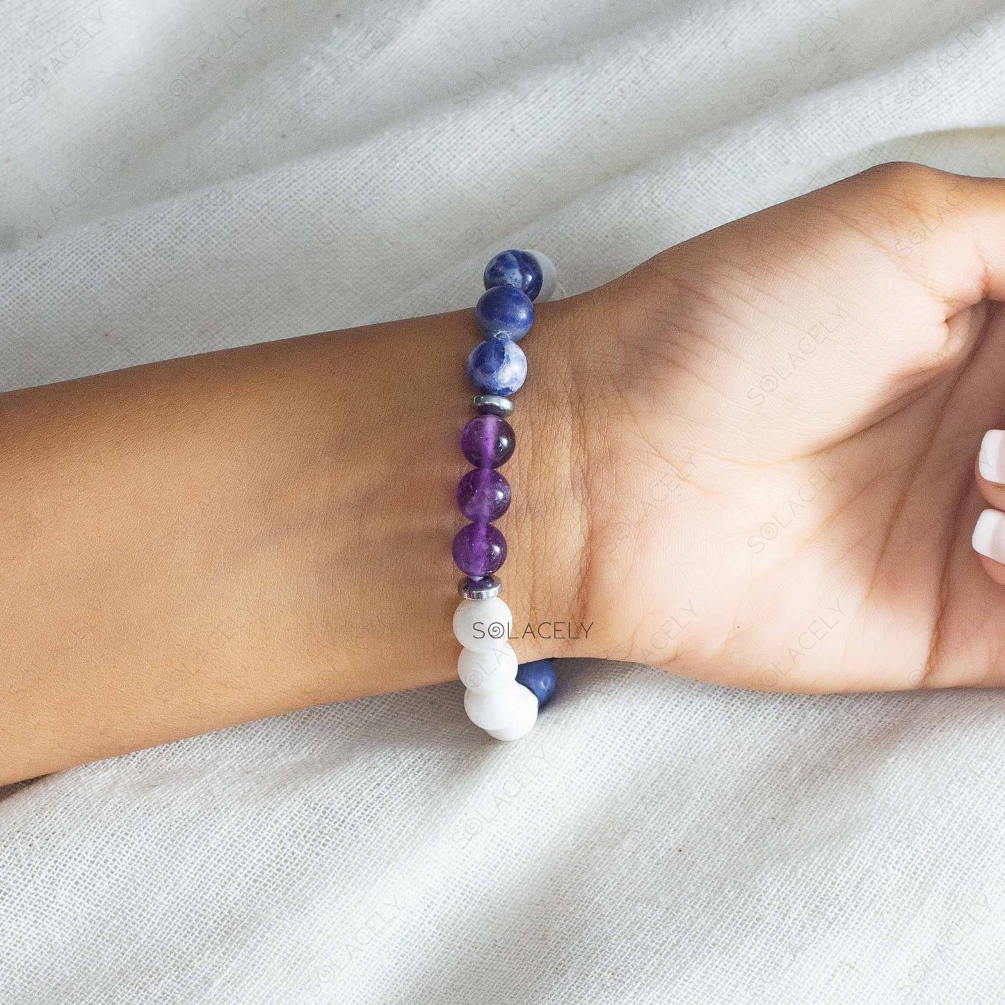 Third Eye Chakra Crystal Bracelet