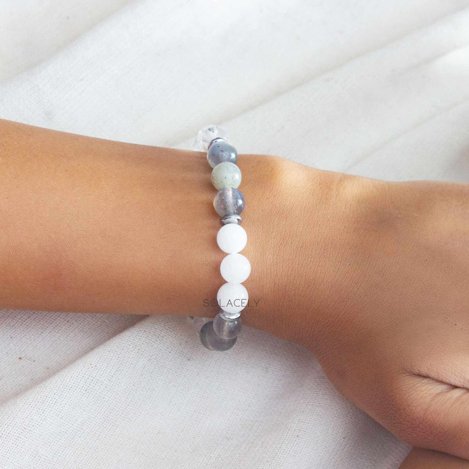 Crown Chakra Crystal Bracelet