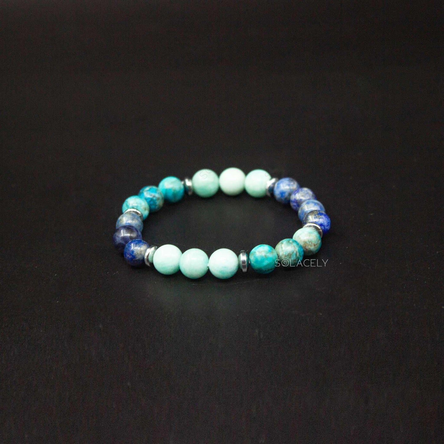 Throat Chakra Crystal Bracelet