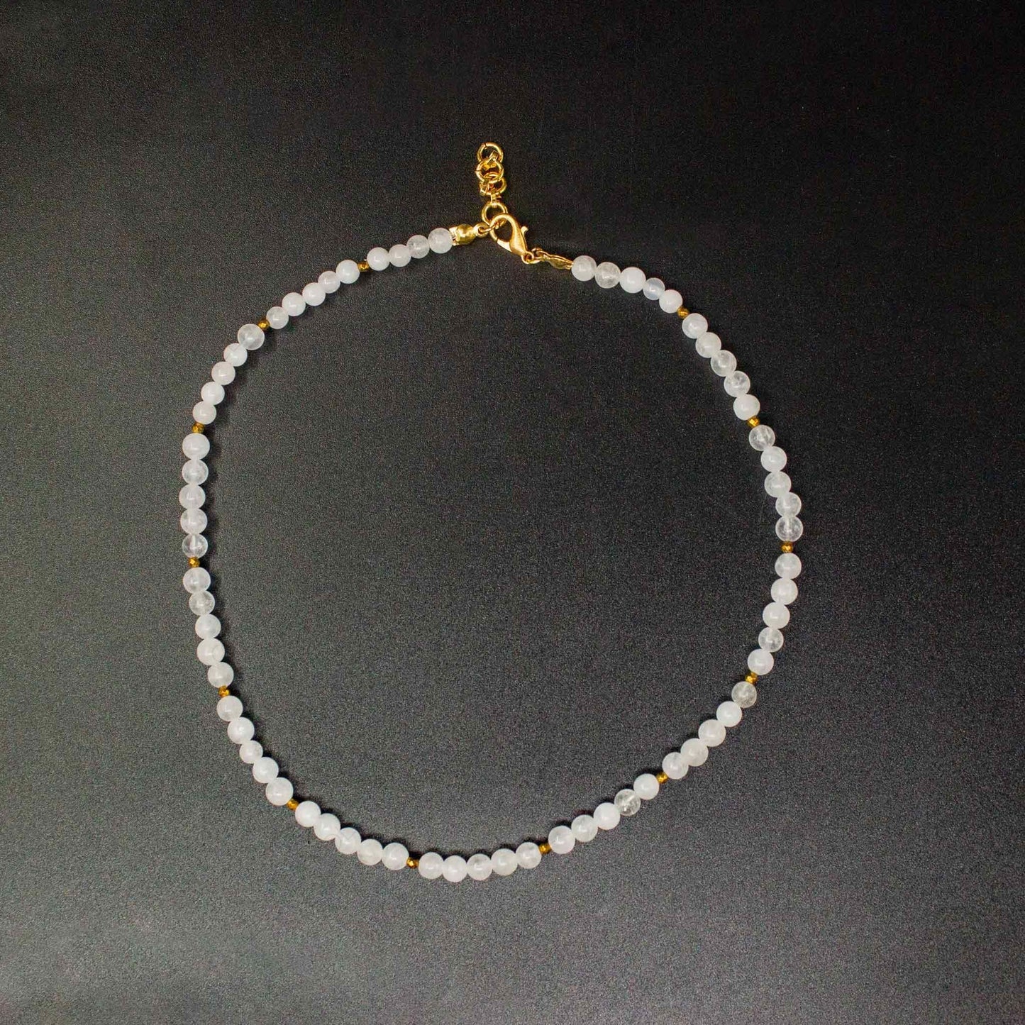 White Quartz Beaded Necklace