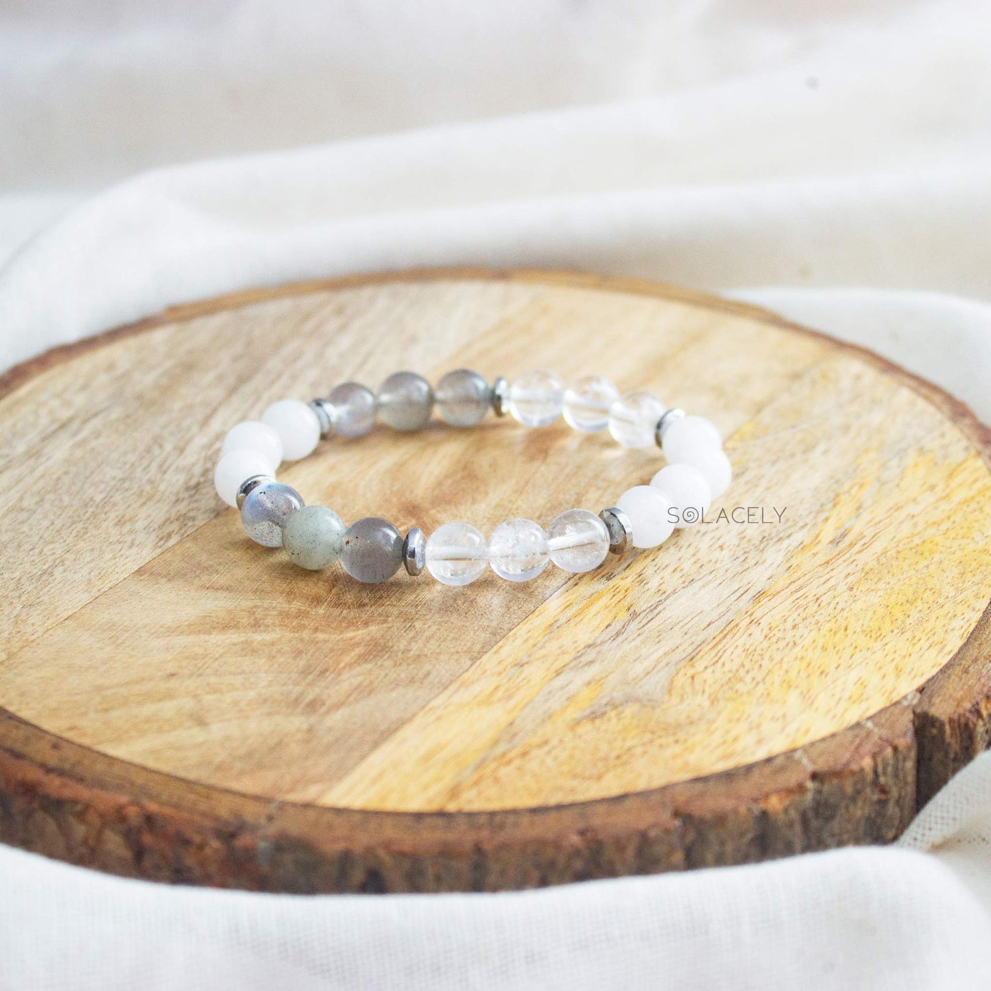 Crown Chakra Crystal Bracelet