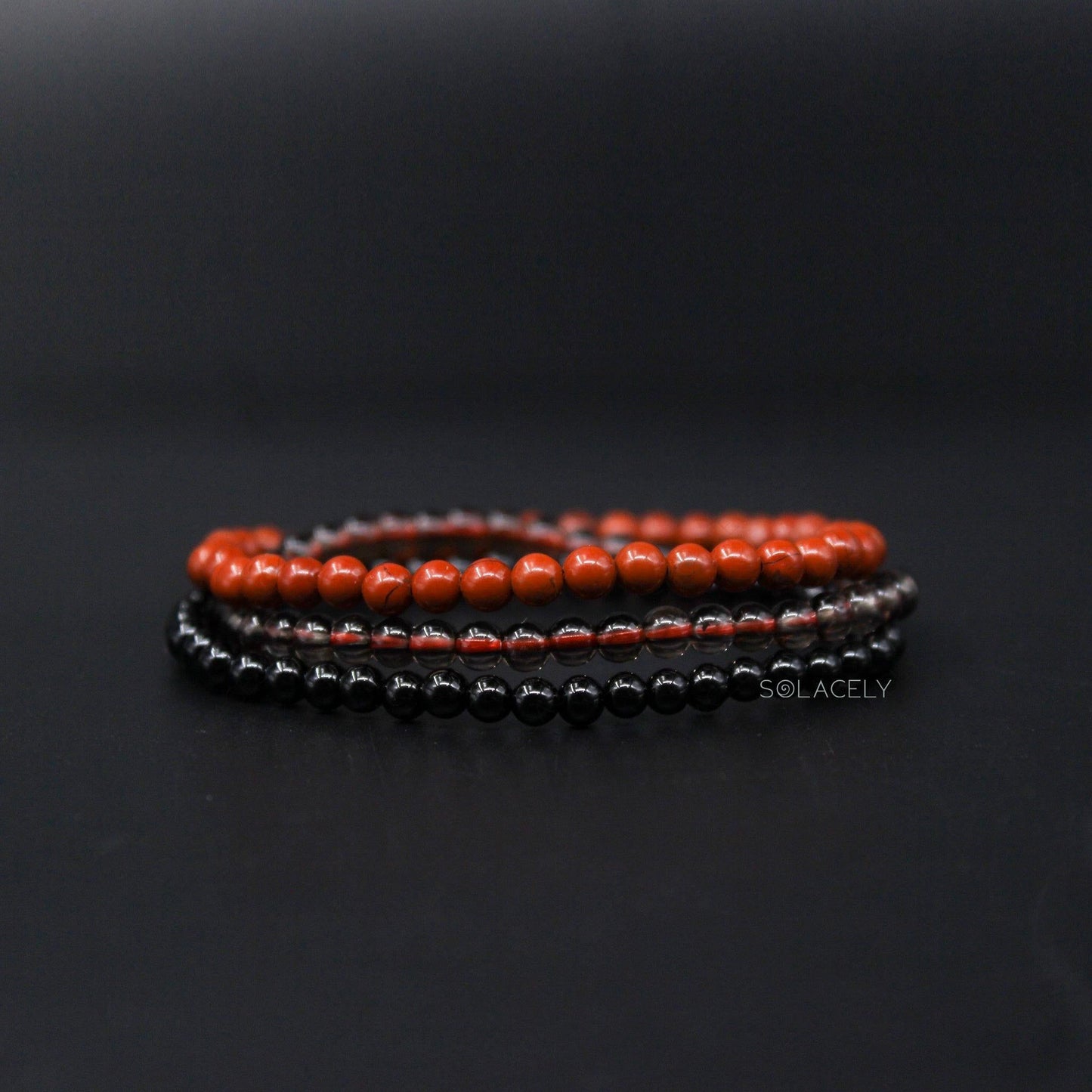 Root Chakra Stackable Bracelet Set