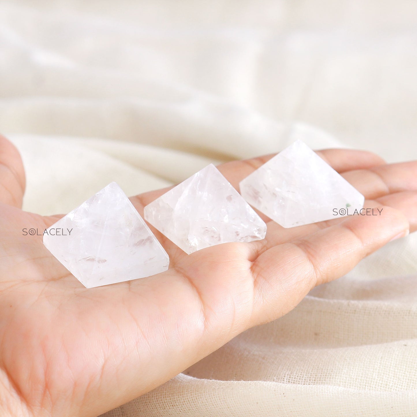 Clear Quartz Crystal Pyramid