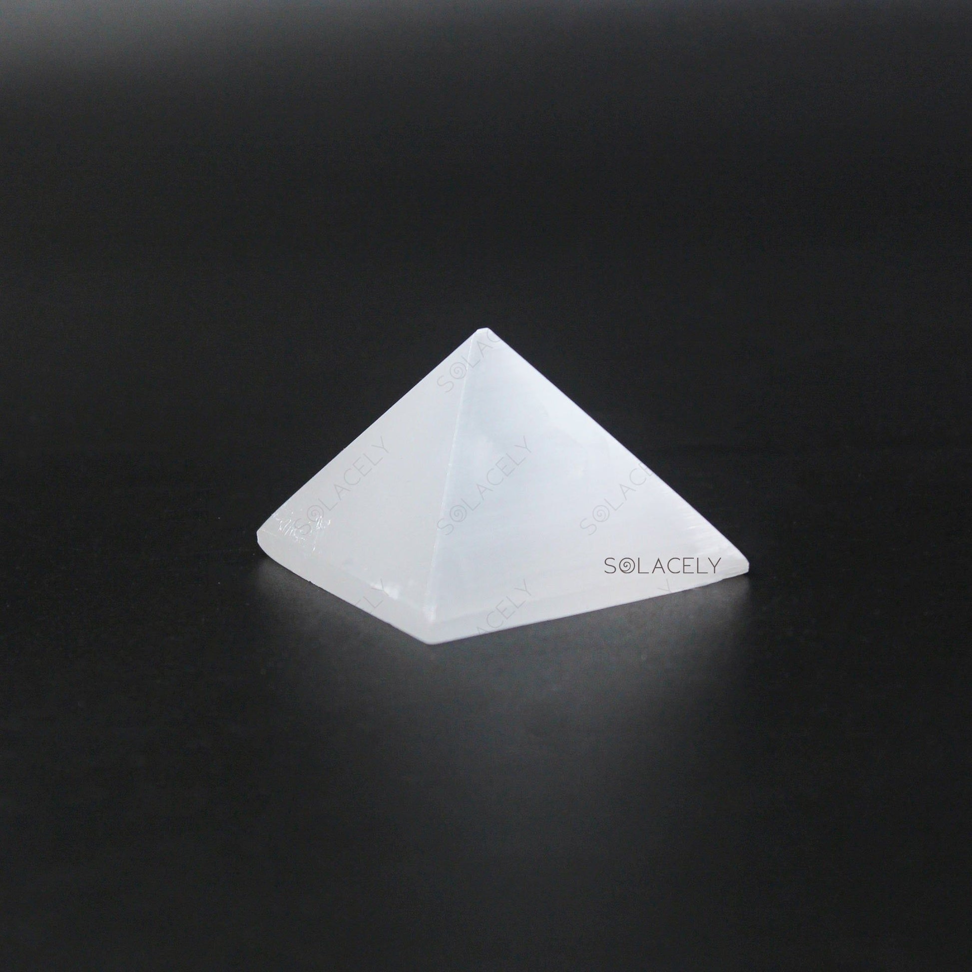 Selenite Mini Crystal Pyramid