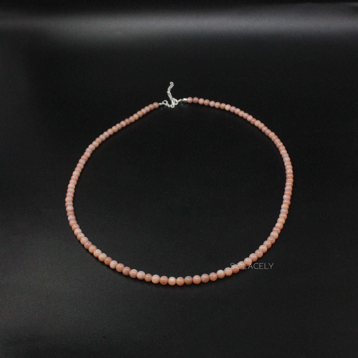 Sunstone Beaded Necklace