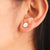 Shell Sterling Silver Stud Earrings