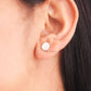 Shell Sterling Silver Stud Earrings