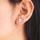 Evil Eye Sterling Silver Stud Earrings