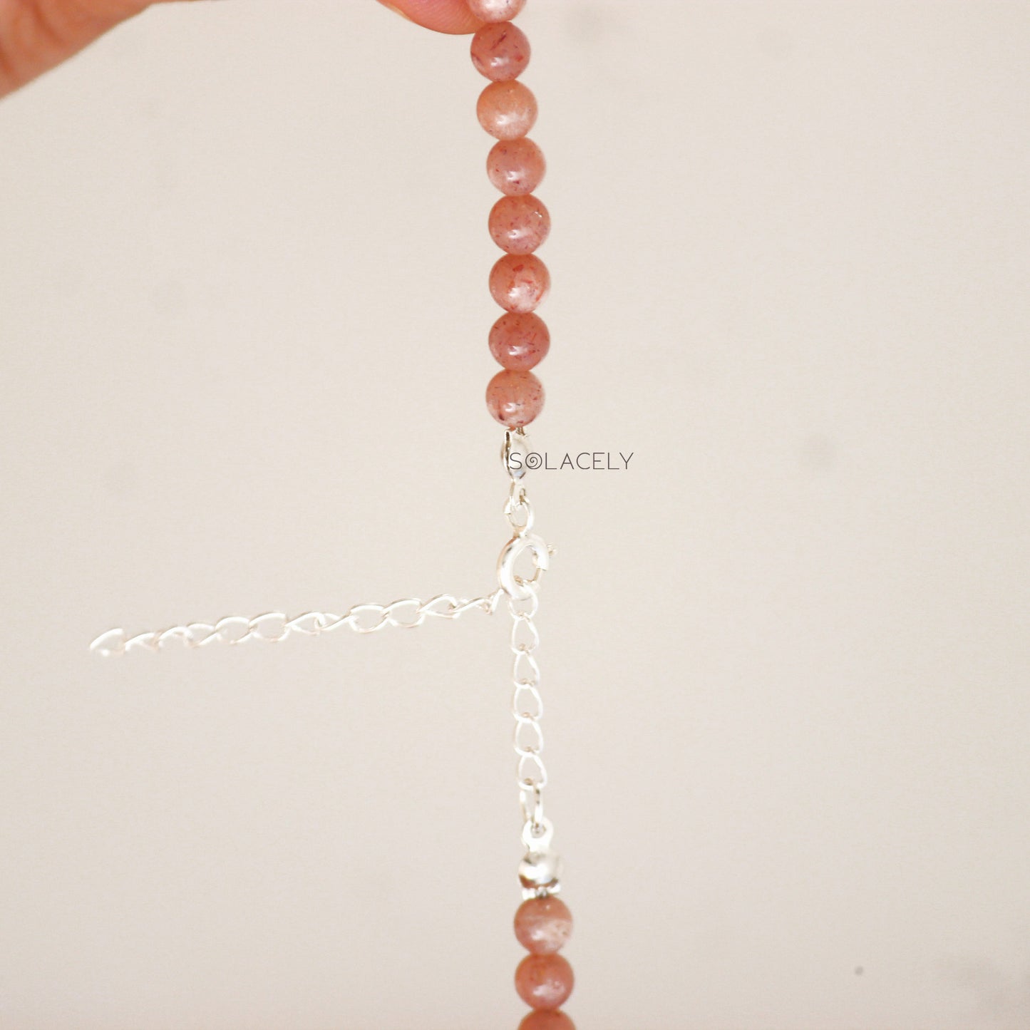 Sunstone Beaded Necklace