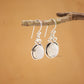 Moonstone Sterling Silver Crystal Earrings