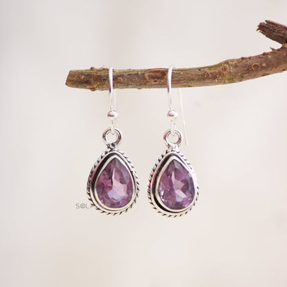 Sterling Silver Bohemian Crystal Earrings