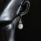 Moonstone Sterling Silver Crystal Earrings