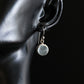 Aquamarine Sterling Silver Crystal Earrings